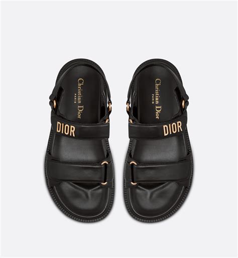 dior sandals velcro|Dior flat sandals for women.